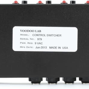 Voodoo Lab Control Switcher MIDI Amp Channel Switcher image 9