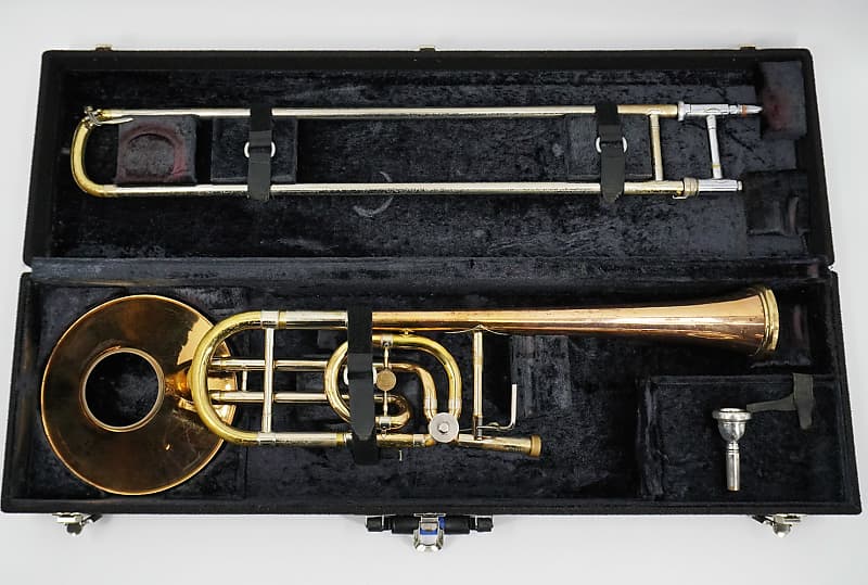 Holton Vintage 1980s TR158 Large Bore Tenor Trombone w/ F Holton Vintage 1980s TR158 Large Bore Tenor Trombone w/ F