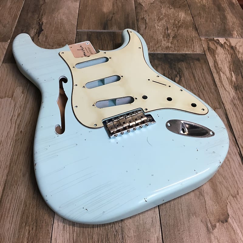 ギター Franchin Guitar Strat Thinline body Franchin Guitar Strat