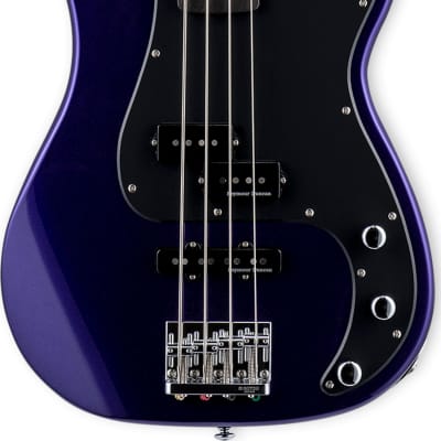 ESP LTD Surveyor '87 4-String Bass Guitar, Dark Metallic Purple for sale