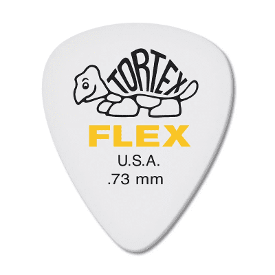 Dunlop 428P73 Tortex Flex Standard Light .73mm Guitar Picks (12-Pack)