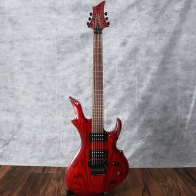 【10302】 GrassRoots G-NH-70 nightmare 柩 GrassRoots G-NH-70 Nightmare Hitsugi Model Electric Guitar