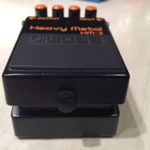 Boss HM-2 Heavy Metal Vintage 80's Black Label Made in Japan Pedal