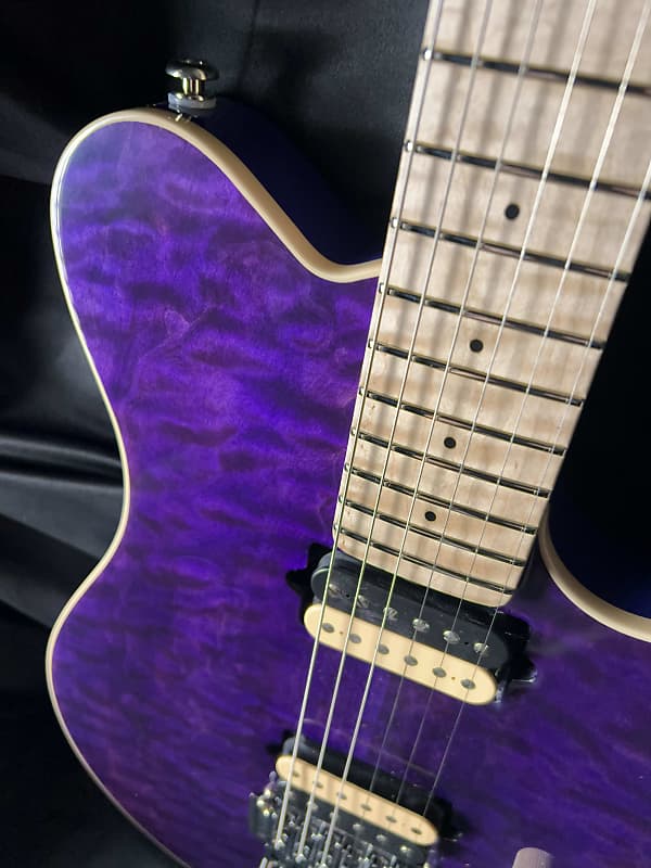 Ernie Ball Music Man Axis BFR Nitro Purple Quilt Ball Family Reserve Limited image 1