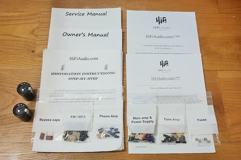 Marantz 2238B restoration kit filter capacitor repair rebuild fix  			