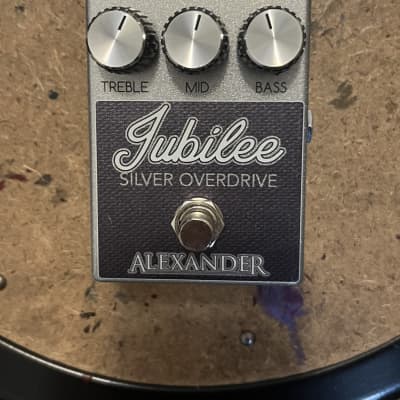 Alexander Jubilee Silver Overdrive Pedal | Reverb