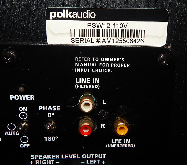 Polk psw hotsell 12