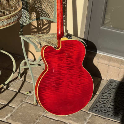 Gibson L-5CT 1958 1 of 43 ever made w/a Thin Body in a See-Thru Cherry Red w/Billy Gibbons ties. image 4