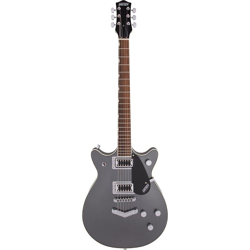 Gretsch G5222 Electromatic Double Jet BT with V-Stoptail, Laurel Fingerboard - London Grey image 1
