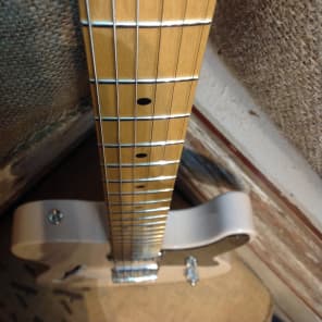 Fender Cabronita Telecaster Thinline  White Blonde W/Black Pickguard image 3