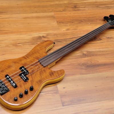 Fender Jazz Bass Special Fretless (Custom made) 1984 - Figured Lacewood image 3
