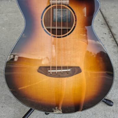 Breedlove ECO Discovery S Concert Edgeburst CE Acoustic Electric Bass Guitar image 3