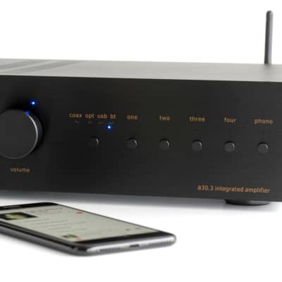 Music Hall a30.3   integrated amplifier  +phono + DAC - Black image 5
