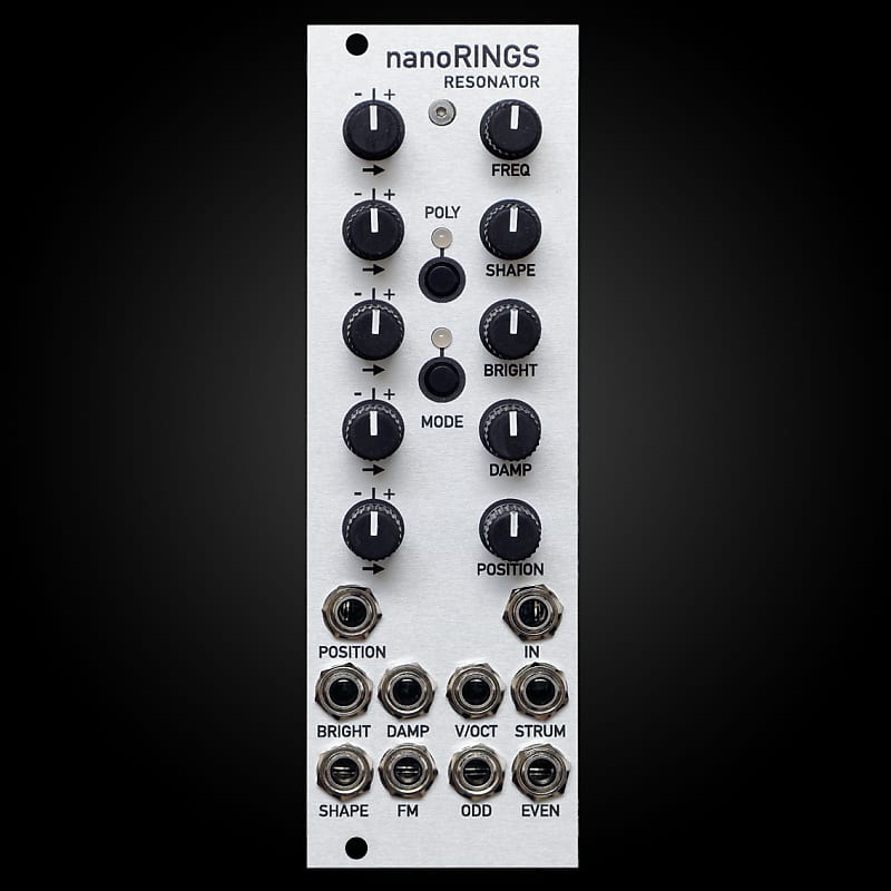 Mutable instruments Rings　nanoRings nanoRings (nRings/microRings/uRings) Mutable Instruments
