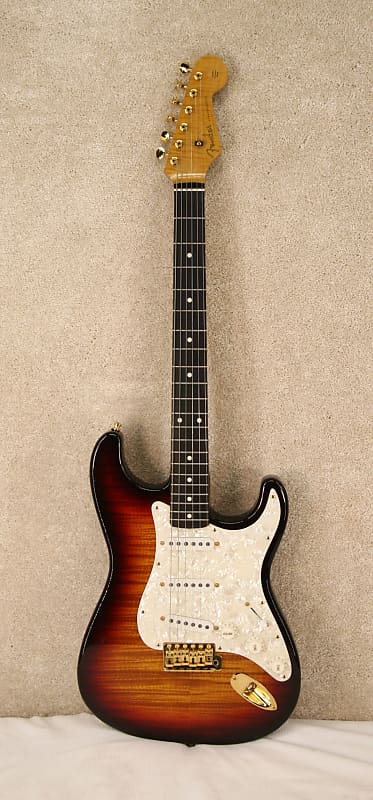 Fender Foto Flame 50th Anniversary Stratocaster 1995-96 - Sunburst image 1