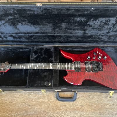 B.C. Rich St mockingbird neckthru Floyd rose electric guitar with hard shell case ala slash for sale