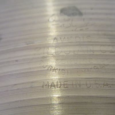 Zildjian Avedis 14 Inch New Beat Hi Hat Bottom Cymbal, 1338 Grams - Clean! image 2