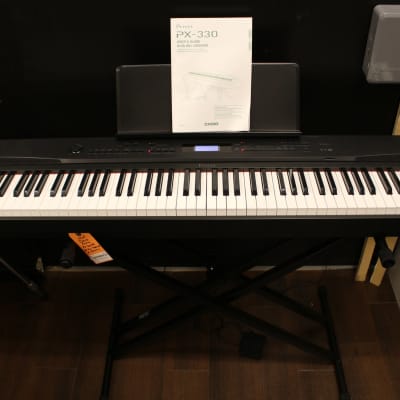 Used Casio Privia PX-330BK 88-Key Keyboard w/ Sustainer