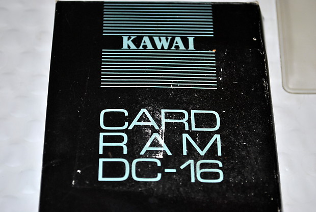 MATRIXSYNTH: Rare Kawai DC-16 RAM Card For K4 Synthesizer