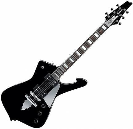 Ibanez PS60-BK Paul Stanley Signature 6 String Electric Guitar - Black image 1