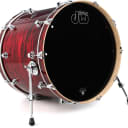 DW Performance Series Bass Drum - 18-inch x 22-inch - Antique Ruby Oyster