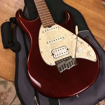 1996 Ernie Ball Music Man Silhouette Special HSS Candy Red image 1