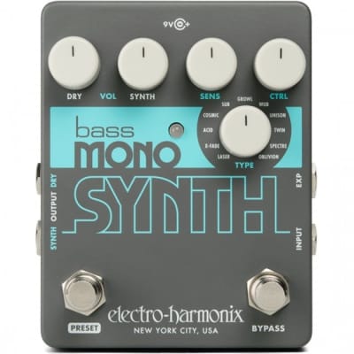 Electro-Harmonix EHX Bass Mono Synth Effects Pedal for sale