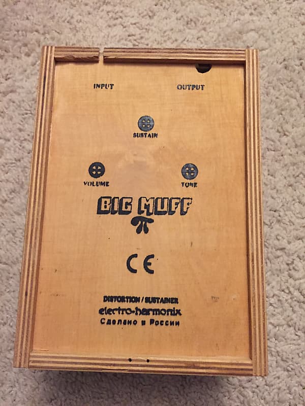 Electro-Harmonix Big Muff Wooden Box russian | Reverb