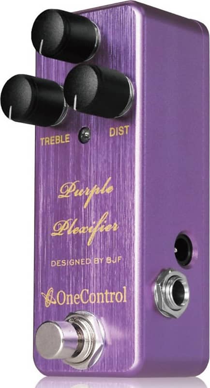 One Control Purple Plexifier Distortion Guitar Effect Pedal