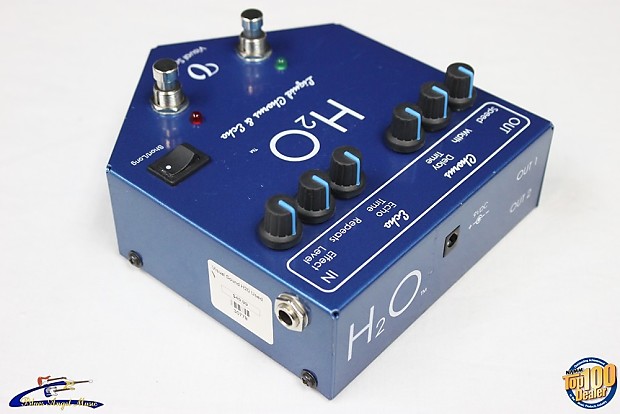 Visual Sound H2O Liquid Chorus and Echo Pedal, Made in USA
