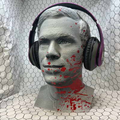 Dexter Headphone Stand! Michael C. Hall Gaming Headset Rack Holder. Holds Ear Protection Headsets! image 6