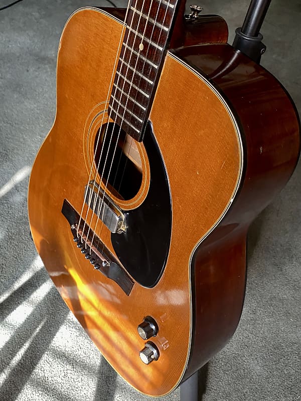 Acoustic Electric Guitar - Cameo 1960s made in Japan | Reverb