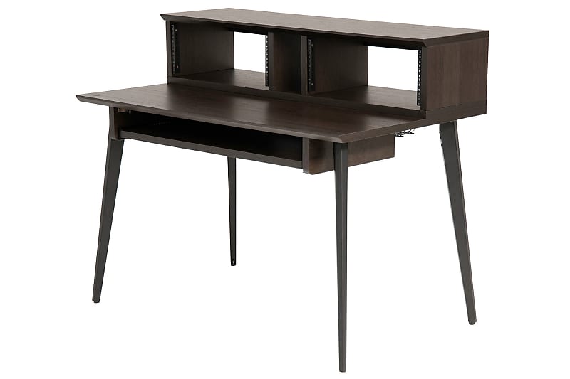 Gator Elite Furniture Series Main Desk | Dark Walnut Brown image 1