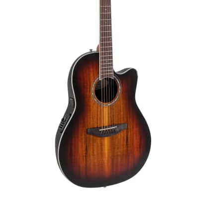 Ovation CS28P-KOAB-G E-Acoustic Guitar Celebrity Standard Plus Super Shallow Koa Burst image 1