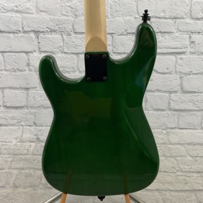 R&R Custom Handmade Super Strat ST004 Electric Guitar with Transparent Green Finish image 9