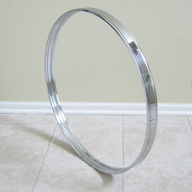 Chrome bass store drum hoops