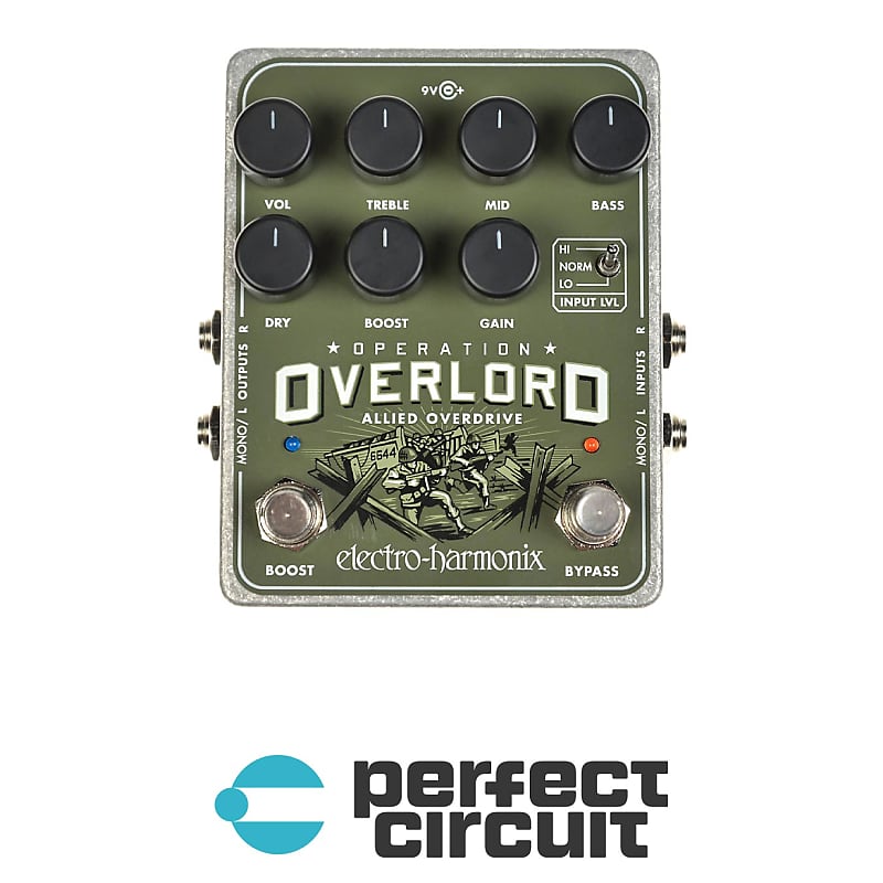Electro-Harmonix Operation Overlord Allied Overdrive Pedal [DEMO] image 1