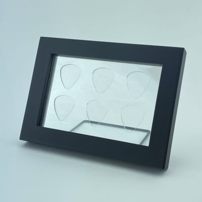 4” x 6” Clear Guitar Pick Display - Holds 6 Picks - FRAME INCLUDED image 5