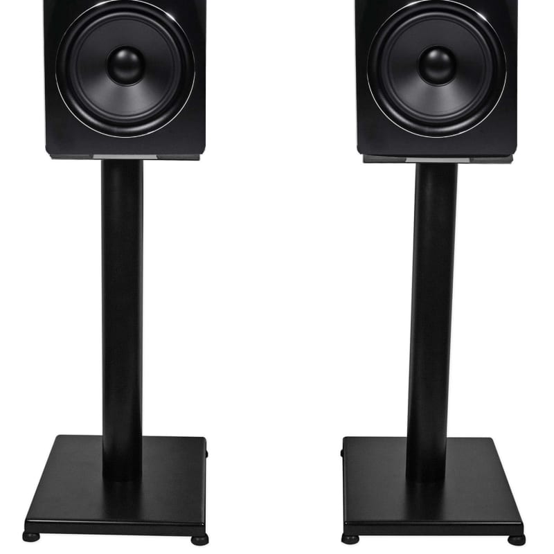  Rockville APM8W 8 2-Way 500W Active/Powered USB Studio Monitor  Speakers Pair, White : Video Games