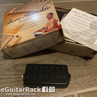 Bare Knuckle Aftermath 7 String Pickup, Black Cover! | Reverb