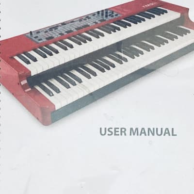 Nord C1 Combo Organ • OEM Original Factory Released User's Manual