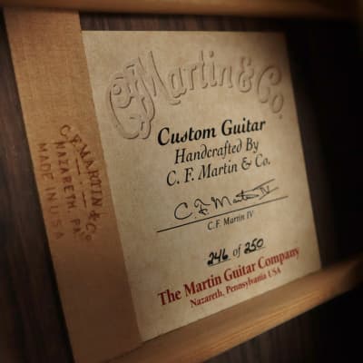 2001 Martin Custom 000C-16RGTE Acoustic Electric Guitar w/ OHSC #246/250 image 11