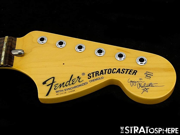 * Fender USA YNGWIE MALMSTEEN Stratocaster NECK Strat Scalloped Rosewood #177 image 1