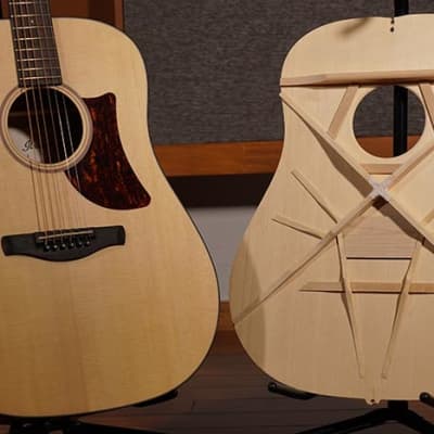 Ibanez AAD300CE-LGS Advanced Acoustic Serie Grand Dreadnought Cutaway Akustik Gitarre + Preamp Natur image 12