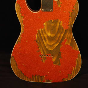 Fender '60 Telecaster Custom Super Heavy Relic Orange Sparkle image 10