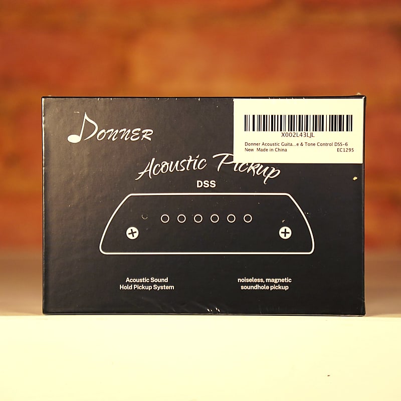 Donner DSS6A Acoustic Guitar Pickups Active Mahogany Reverb