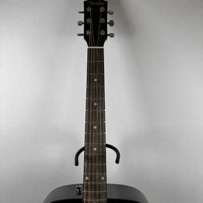 Fender FA-100 Black Acoustic Guitar w/ Hard Case image 5