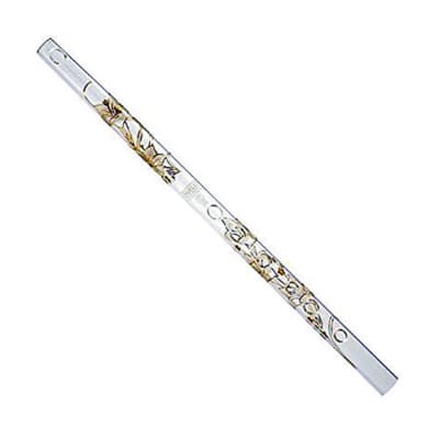 Hall Crystal Glass Flute - #11201 C Piccolo - White Lily for sale
