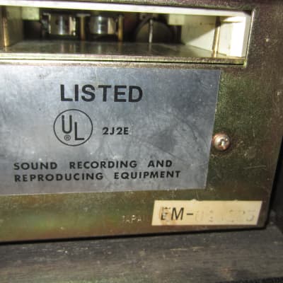 Univox EC-80A  Tape Echo for Restoration / Repair 1970s - Black image 7