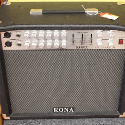 Kona KAA60 Acoustic Guitar Amplifier Black w/ 60-Watt RMS, 2-Channel image 2
